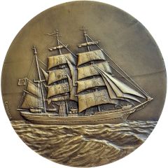Medal - 50th Anniversary of NRP Sagres / 25 Years of Service to Portugal 1987