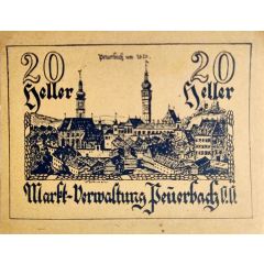20 Heller Peuerbach, Markt-Verwaltung Peuerbach