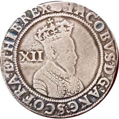 1 Shilling - James I 1st issue, 1st bust