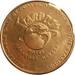 1 Dollar Gaming Token - Stardust Hotel Las Vegas, Nevada