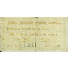 25 Céntimos Alcoy