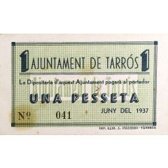 1 Peseta Tarrós