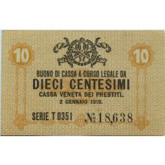 10 Centesimi Cassa Veneta dei Prestiti