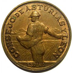 1 Peseta Asturias and León