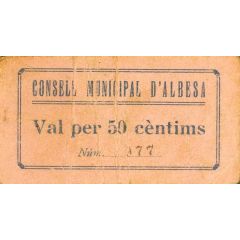 50 Céntimos Albesa