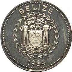 25 Cents Blue-Crowned Motmot, Copper-Nickel