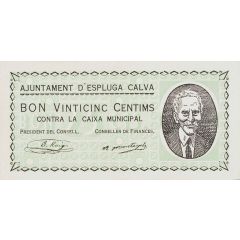 25 Céntimos Espluga Calva