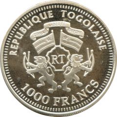 1000 Francs CFA Summer Olympic Games 2004