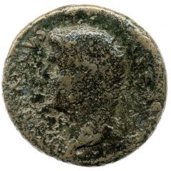 Dupondius - Augustus IMP T VESP AVG RES S C, Victory
