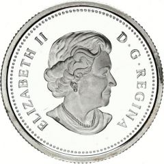 25 Cents - Elizabeth II Silver Remembrance Day