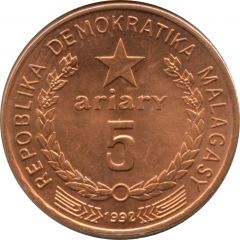 5 Ariary motto A