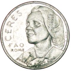 Medal - Ceres FAO Rome Ceres Coretta Scott King