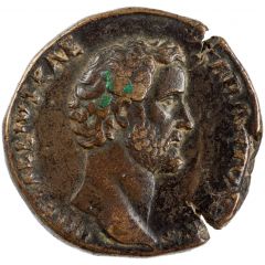 Sestertius - Antoninus Pius TRIB POT COS PIETAS S C, Pietas