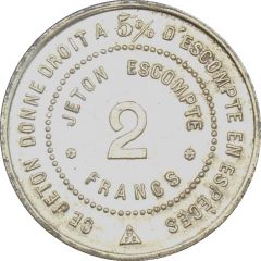 2 Francs - Union Commerciale de Franche-Comté Besançon
