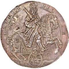 3 Thalers - John George II Death