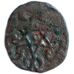 Pul `Hexagram with curls` - temp. Tochtamysh Saray al-Jadida mint