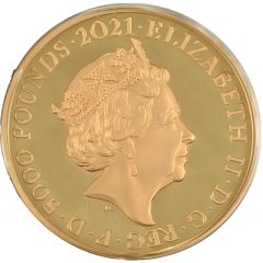 5000 Pounds - Elizabeth II James Bond, Gold Proof