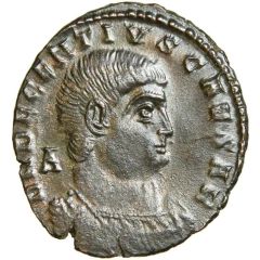 Follis - Decentius VICTORIAE DD NN AVG ET CAE, Arelate