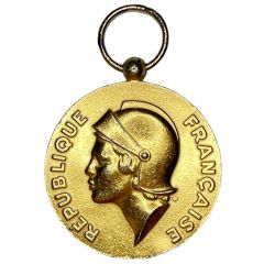Médaille d`Honneur de l`Aéronautique - Troisième modèle échelon vermeil