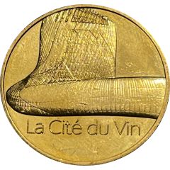 Monnaie de Paris Tourist Token - La Cité du Vin Une architecture évocatrice