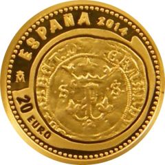 20 Euros 1/2 Excelente of Catholic Monarchs