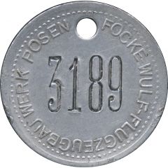 Token - Focke-Wulf Flugzeugbau Posen