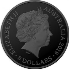 5 Dollars - Elizabeth II 4th Portrait - Tasmanian Tiger