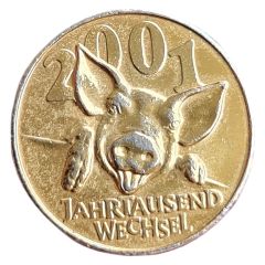 New Year Lucky Token Jahrtausend Wechsel