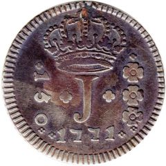 150 Réis - José I Straight Zones, Province of Minas Gerais, Rio de Janeiro Mint