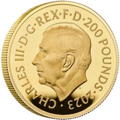 200 Pounds - Charles III The Police, Gold Proof