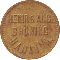 3 Pfennig - Hanau Heinr. and Aug. Brüning