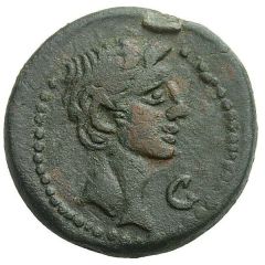 Æ23–25 - Augustus Apollo