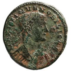 Nummus - Maximinus II as Caesar cuirassed, MAXIMINVS NOBILI CAES, GENIO POPVLI ROMANI, Londinium