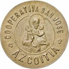 100 Pesetas - Cooperativa San José Azcoitia, Guipúzcoa