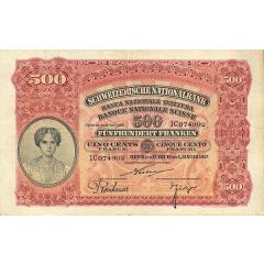 500 Francs 2nd series, type 1