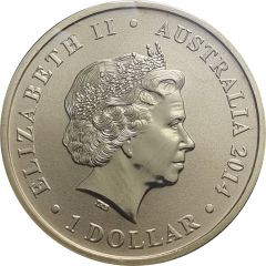 1 Dollar - Elizabeth II 4th Portrait - Lest We Forget - Submarines