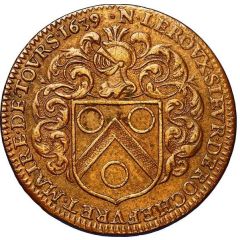 Token - Nicolas Leroux - Maire de Tours Noblesse et Villes