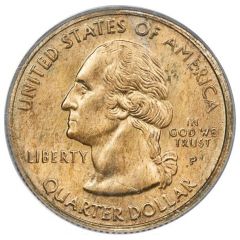 1/4 Dollar `Washington Quarter` Connecticut, Pattern