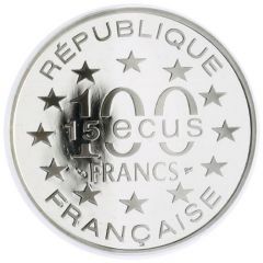 100 Francs / 15 ECUs Arc de Triomphe