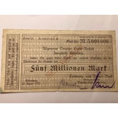 5 000 000 Mark Elsterberg, Commerz- und Privat-Bank
