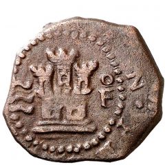 2 Maravedis - Felipe II Valladolid,low grade billon