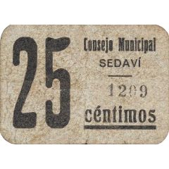 25 Céntimos Sedaví