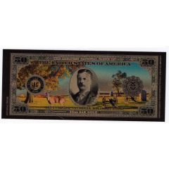 Gettysburg National Military Park 24K-Gold Tribute Note