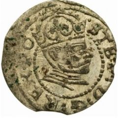 1 Denarius - Stephen Báthory Riga