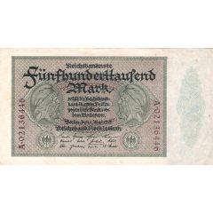 500 000 Mark Reichsbanknote
