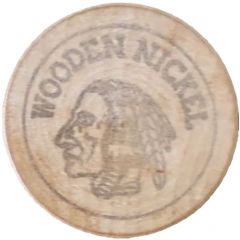 Wooden Nickel - Poor Boys Coin Club Seaford, Delaware