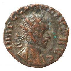 Antoninianus - Claudius II Bust right, draped, PROVIDENT AVG, Rome