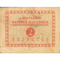 2 Pesetas Barberà de la Conca