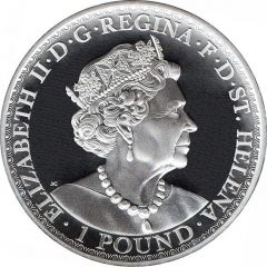 1 Pound - Elizabeth II Una and The Lion