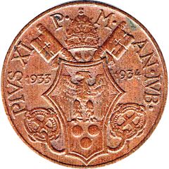5 Centesimi - Pius XI Jubilee